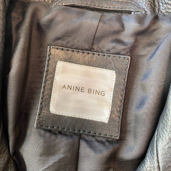 Anine Bing Moto Leather Jacket - Picture 4 of 14